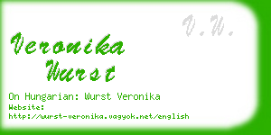 veronika wurst business card